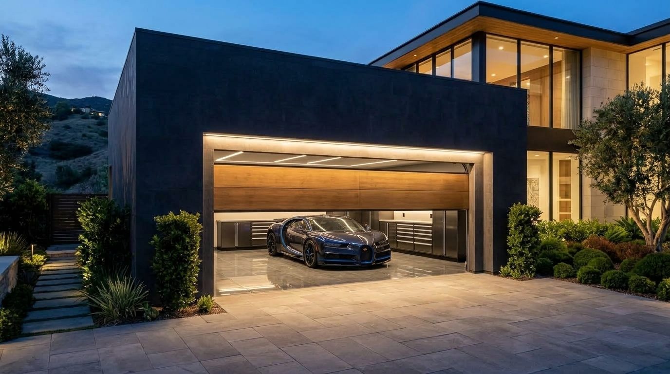 Hayes Garage Door Repair Garage Door Gliding Open Revealing Warm Illuminated Interior